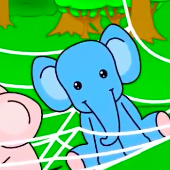 An Elephant Swinging